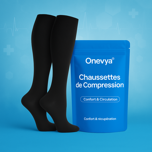 Chaussettes de compression premium – Running, voyage, récupération